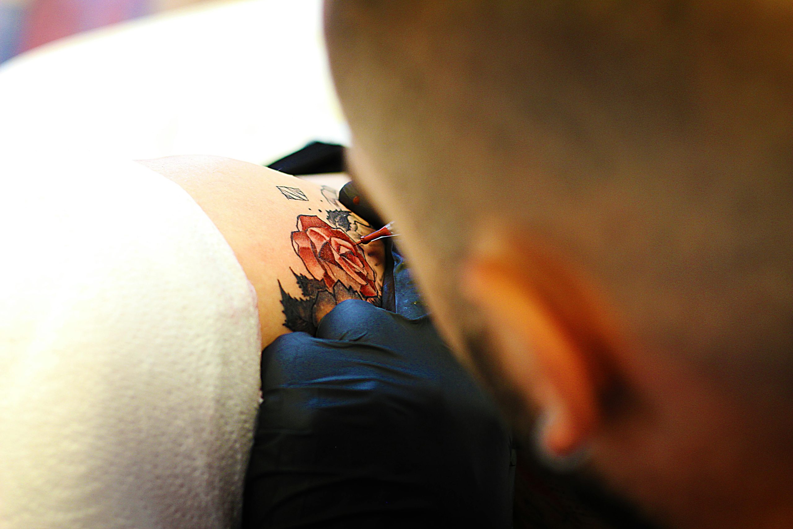 tatouage rose